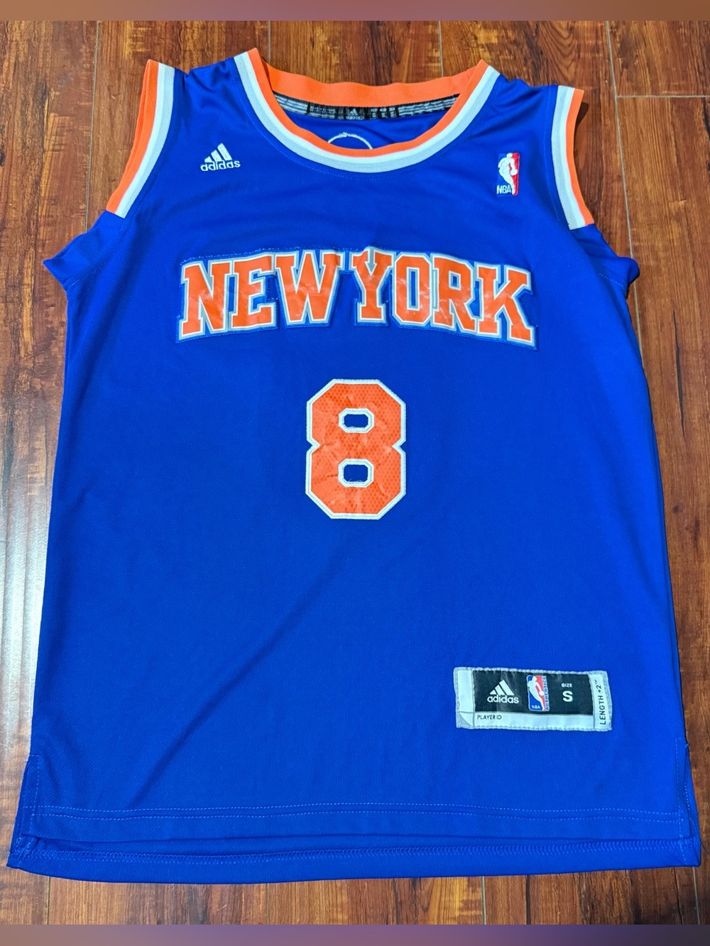 JR Smith New York Knicks NBA #8 Men’s Basketball Jersey Sz Small adidas Read Blw